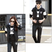 Günlük Kışlık Sevgili Eşofman Tekli Kadın Takım thumbnail 3