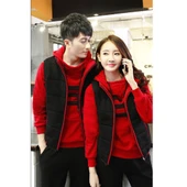 Günlük Kışlık Sevgili Eşofman Tekli Kadın Takım thumbnail 11