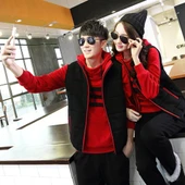 Günlük Kışlık Sevgili Eşofman Tekli Kadın Takım thumbnail 9