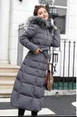 Günlük Kışlık Tam Boy Şişme Kadın Mont thumbnail 2