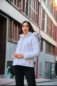 Günlük Kürklü Şişme Kadın Mont - 5