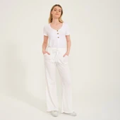 Günlük Yazlık Rahat Kesim Kadın Pantolon thumbnail 3