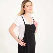 Günlük Askılı Bol Kesim Yazlık Kadın Tulum thumbnail 3