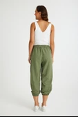 Keten Günlük Pantolon Beli Lastikli Bağcıklı thumbnail 6