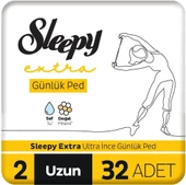 Sleepy Extra Günlük Ped Uzun 32 Adet Standart Pk - 1