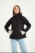 Günlük Su Geçirmez Kışlık Şişme Kadın Mont - 5