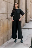 Keten Günlük Rahat Beli Lastikli Kadın İkili Takım Alt Üst thumbnail 1