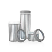 Schafer Lane 3 lü Saklama Kabı-Gri - 3