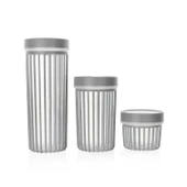 Schafer Lane 3 lü Saklama Kabı-Gri - 2