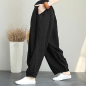 Yazlık Günlük Şalvar Kadın Pantolon thumbnail 2