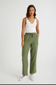 Keten Günlük Pantolon Beli Bağcıklı - 8