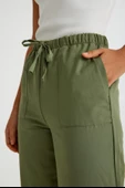 Keten Günlük Pantolon Beli Bağcıklı - 6