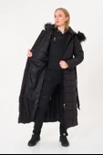 Günlük Kışlık Tam Boy Şişme Kadın Mont - 6