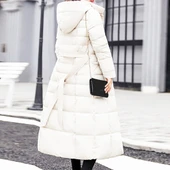 Günlük Kışlık Tam Boy Şişme Kadın Mont - 3