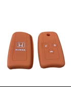 Honda Civic Fb7(2012-2016) Accord Silikon Anahtar Kılıf (turuncu Logolu) thumbnail 1