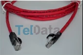 Teldata TLD-030K Cat6 0.30MT Kırmızı Utp Patch Kablo - 1