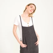 Günlük Askılı Bol Kesim Yazlık Kadın Tulum thumbnail 7