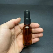20 Ml Amber Cam Şişe Siyah Spreyli ,  20Cc Kahverengi Spreyli Boş Şişe x 6 Adet thumbnail 1