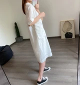 Günlük Cep Detaylı Salaş Kadın Elbise thumbnail 3