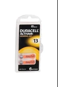 Duracell Activair İşitme Cihazı Pili 13 Numara 6'lı - 1