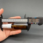 30 Ml Amber Cam Şişe Beyaz Spreyli ,  30Cc Amber Spreyli Boş Şişe x 6 Adet thumbnail 3