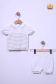 Triko %100 Pamuk Kısa Kol Şortlu Erkek Bebek Takım 5512 - 1