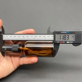 50 Ml Kahverengi Cam Şişe Beyaz Spreyli ,  50Cc Amber Spreyli Boş Şişe x 6 Adet thumbnail 3