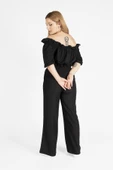 Kadın Bürümcük İkili Takım Siyah - 5