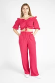 Kadın Bürümcük İkili Takım Fuşya - 1