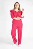 Kadın Bürümcük İkili Takım Fuşya - 2