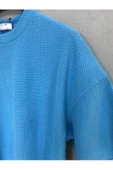 ROLLIE DELİKLİ JAKARLI OVERSIZE TSHİRT - 2