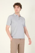 Erkek Polo Yaka Cepli T-Shirt Gri - 2
