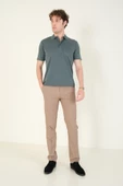 Erkek Polo Yaka Cepli T-Shirt Yeşil - 5