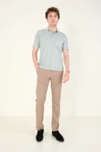 Erkek Polo Yaka Cepli T-Shirt Çağla - 5