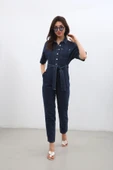 Kadın Yarasa Kol Jean Tulum Rins - 8
