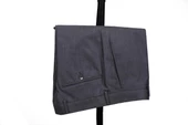 Slim Fit Pamuklu Gri Takım Elbise - 4