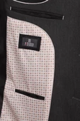 Slim Fit Antrasit Rengi Takım Elbise - 5
