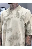 iki iplik yıkamalı Oversize T-shirt - 2