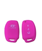 Hyundaı Accent I10 I20 I30 Silikon Anahtar Kılıf (PEMBE) thumbnail 1