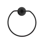 Metal Bez Havluluk Aparatı Yapışkanlı Lavabo Banyo Mutfak Standı Bez Havlu Askısı Paslanmaz Siyah - 3