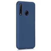 Huawei P40 Lite E Kılıf Liquid İçi Kadife Lansman Velvet Silikon - 9