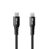 Trust Keyla Ekstra güçlü USB'den USB-C Lightning kablo 1m - 2