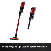 Einhell TE-SV 18 Lİ Akülü Dikey Süpürge + 2.5 Ah Akü + Akü Şarj Aleti - 2