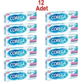 Corega Super Tat İçermez Diş Protezi Yapıştırıcı Krem 40 gr 12 Adet - 1