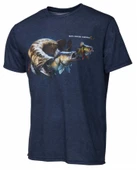Savage Gear Cannibal T-Shirt Blue Melange - 1