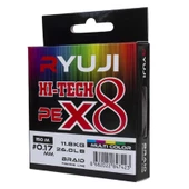 Ryuji Hi-Tech X8 150m 0.13mm Multi Color İp Misina  Standart 0.21 - 7