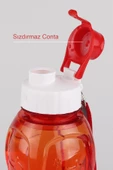 Lugmo Matara Suluk Kapaklı Okul Spor 750 ML Kırmızı-Turuncu - 5