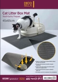 Decobella 65*45 Kedi Kumu Paspası Elekli Kedi Tuvalet Paspası Özel Tasarım - 2