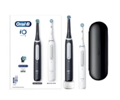 Oral-B iO 4 Şarjlı Diş Fırçası Seti 2'li - Mat Siyah / Beyaz - 2