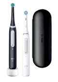 Oral-B iO 4 Şarjlı Diş Fırçası Seti 2'li - Mat Siyah / Beyaz - 1